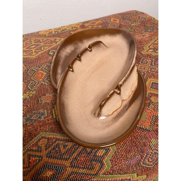 1950s VINTAGE Frankoma 203 MCM Pottery Ashtray - Picture 4 of 8